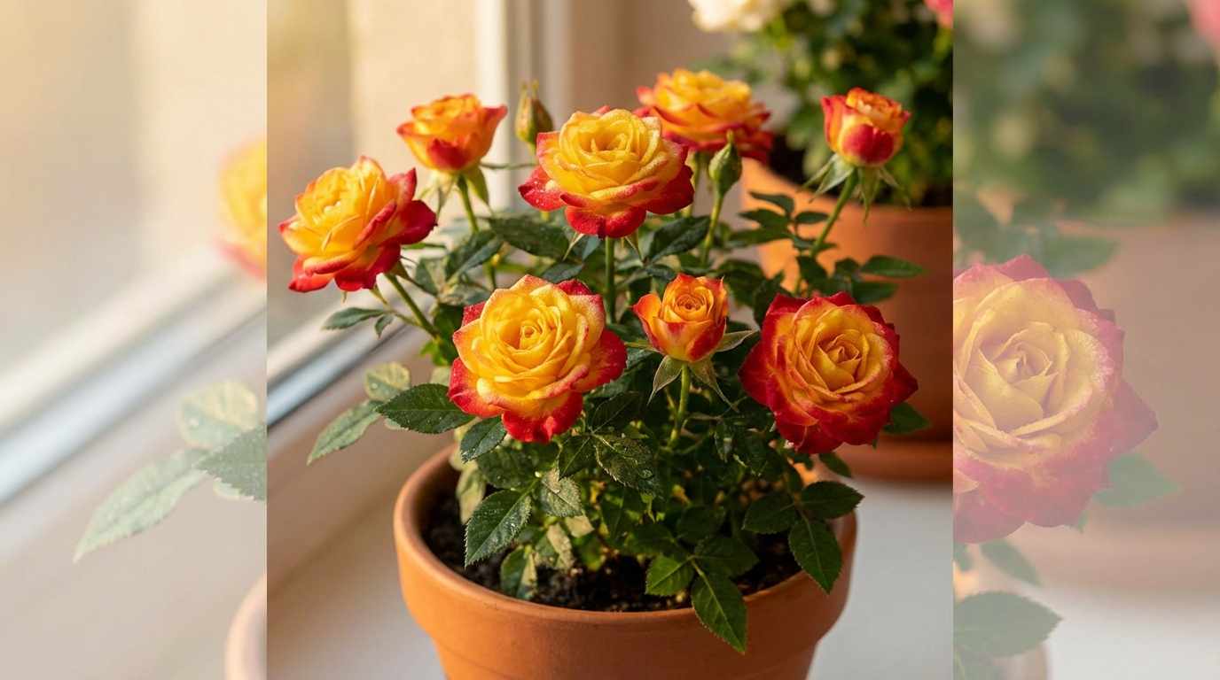 Rainbow’s End Rose indoor plant
