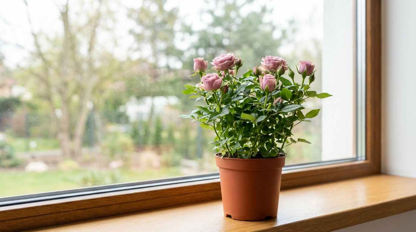 baby boomer mini rose indoor plant