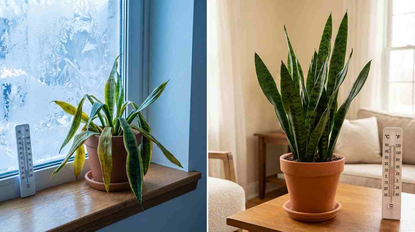Snake plant in temprature stress