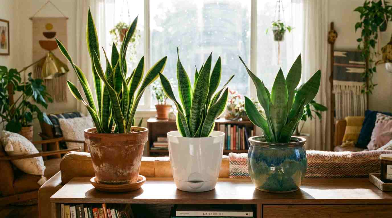 Best Pot meterial for Snake Plant
