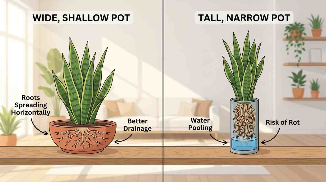 Ideal Pot Size for Snake Plant