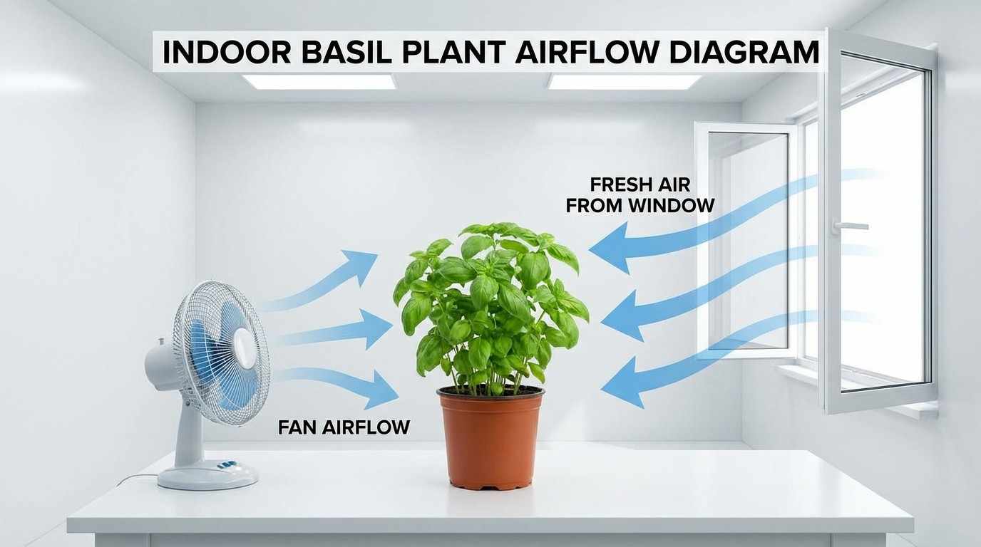 basil Air Circulation Concept