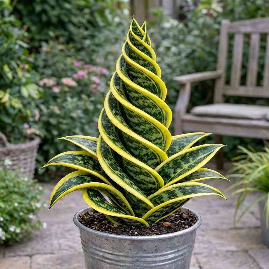 Spiral snake plant varieties 